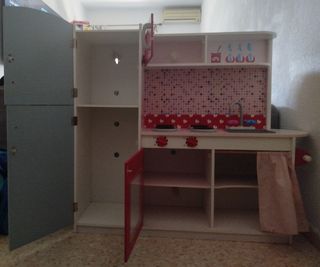 Cocinita juguete niños - madera