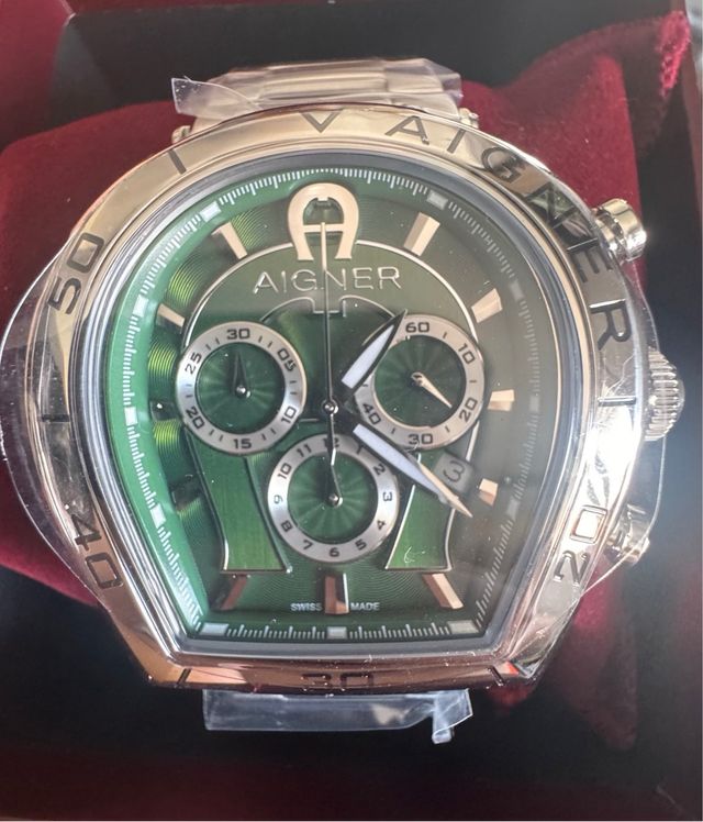 Reloj AIGNER Trapano - Verde & Plata