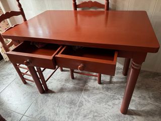 Mesa Comedor Madera + 4 Sillas