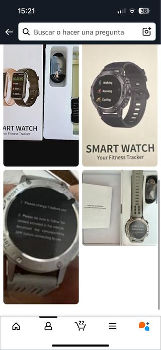 TIMU Smartwatch Militar - Negro