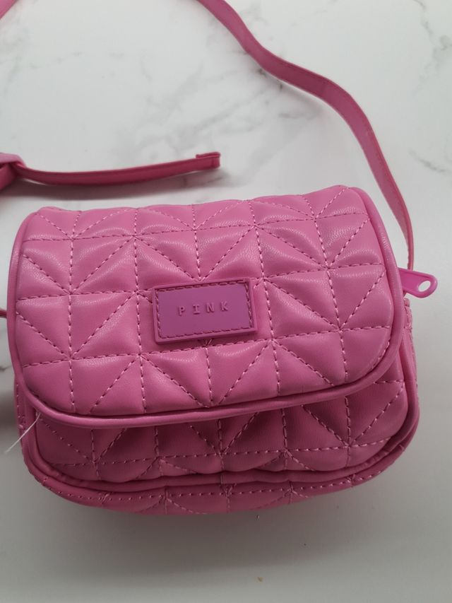 Bolso bandolera niña rosa Zara