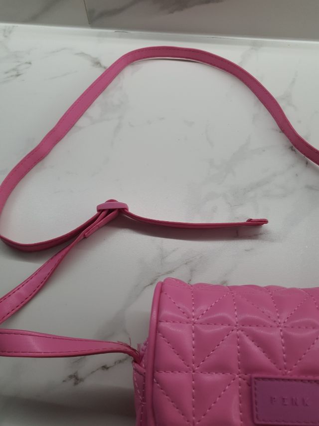 Bolso bandolera niña rosa Zara