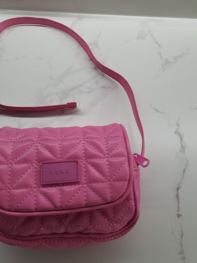 Bolso bandolera niña rosa Zara