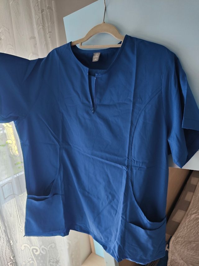 Camice sanitario blu