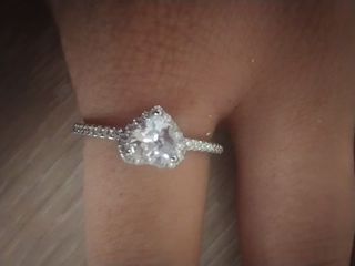 Anillo solitario de plata de primera ley 925 nuevo