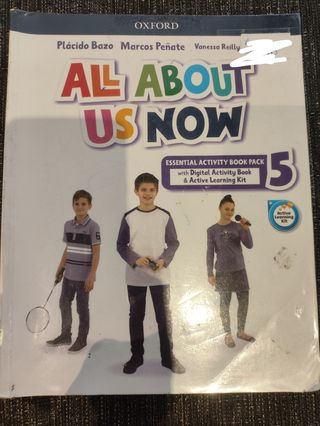 Libro y cuadernillo Inglés 5*° All About Us Now 5°