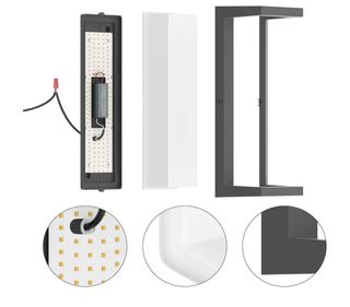 Applique da parete Grigia - Moderna