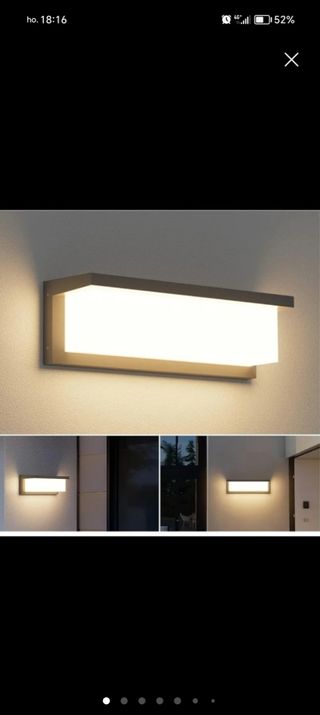 Applique da parete Grigia - Moderna