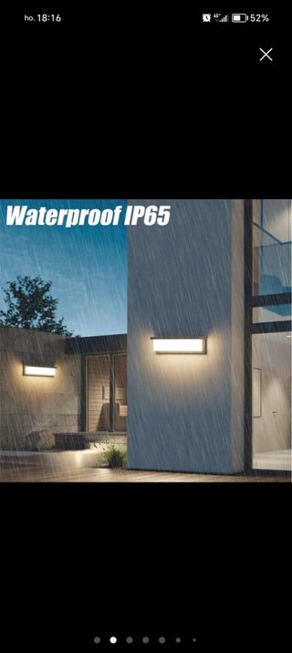 Applique da parete Grigia - Moderna