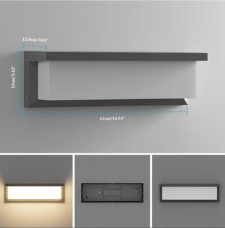 Applique da parete Grigia - Moderna