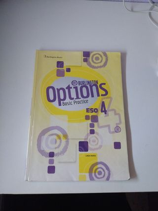 Libro inglés 4 ESO ; Burlington Books Options 