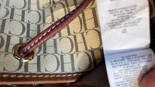 Mochila Carolina Herrera Beige y Marrón