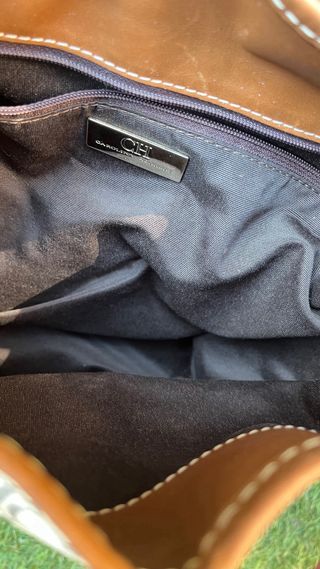 Mochila Carolina Herrera Beige y Marrón