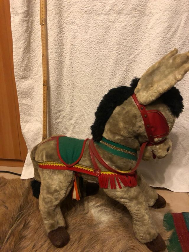 Asinello peluche vintage anni '50