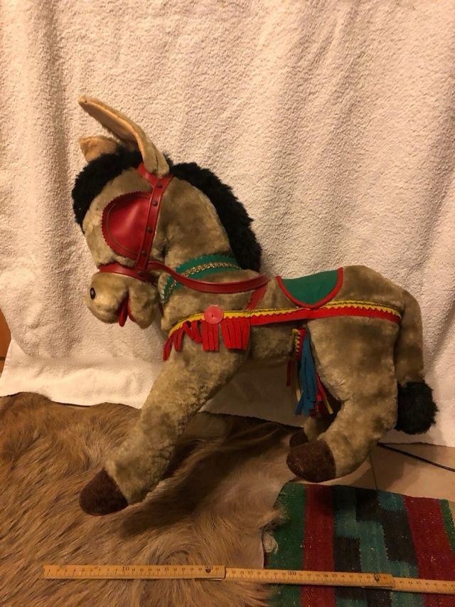 Asinello peluche vintage anni '50