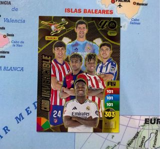 Card invencible de oro 477 cromo Adrenalyn 24 25