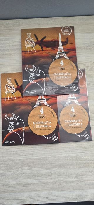 Libro texto Geografía e Historia de 4⁰ de la ESO 