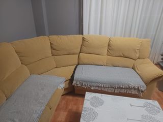 Sofá rinconera beige Granfort