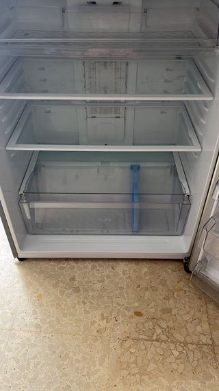 Nevera LG acero inoxidable