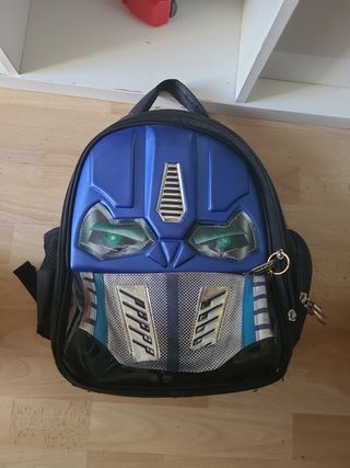 Mochila Optimus Prime con luces