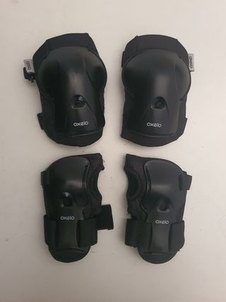 Protecciones Oxelo: coderas y muñequeras