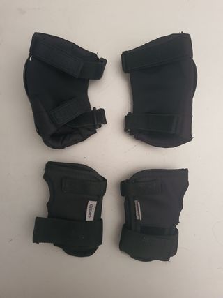 Protecciones Oxelo: coderas y muñequeras