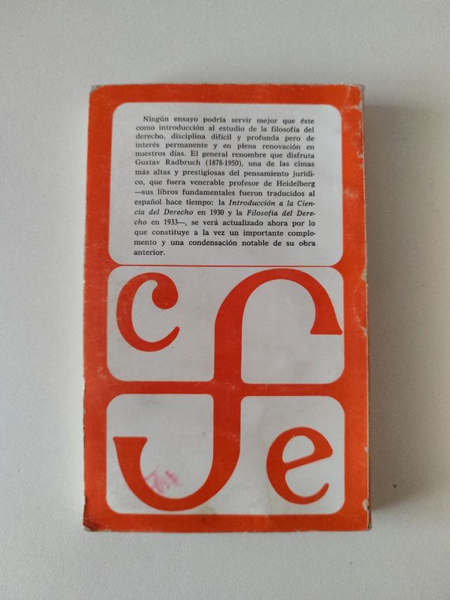 Introducción a la Filosofía del Derecho.