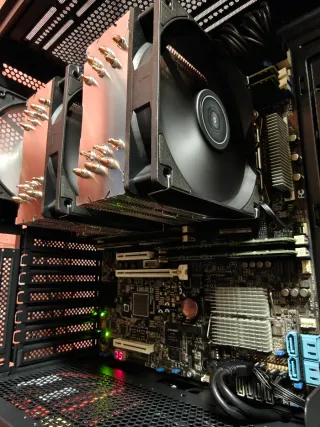 Workstation DUAL Xeon 44CORES, 128GB RAM+(RTX3090)