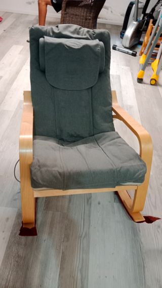 Sedia massaggiante relax grigio
