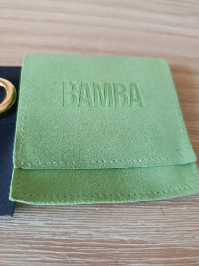 Aros dorados BAMBA,sin estrenar. Baño de oro