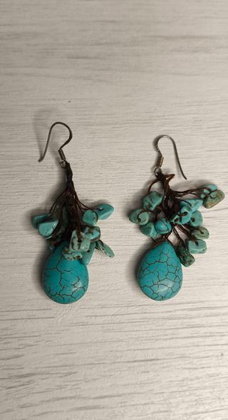 Pendientes turquesa 