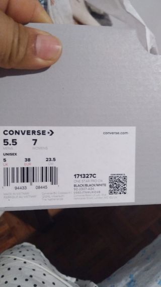 Converse One Star negras