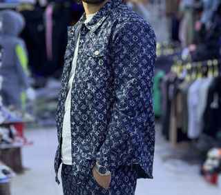 Traje vaquero LV azul hombre