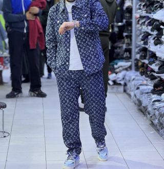 Traje vaquero LV azul hombre
