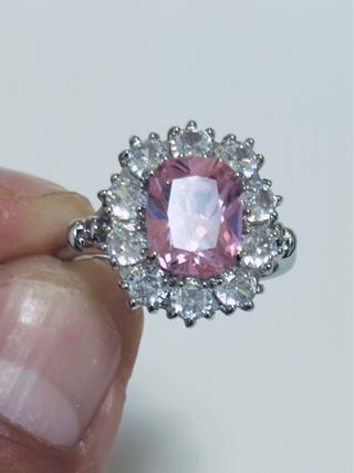 Anillo de Plata 925 en Talla 8/9 / Brillante