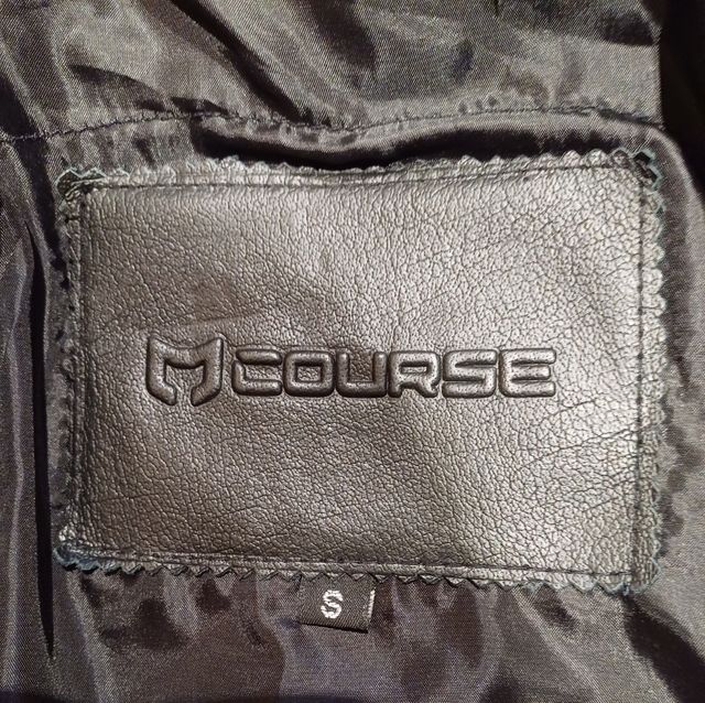 Cazadora cuero COURSE moto mujer.