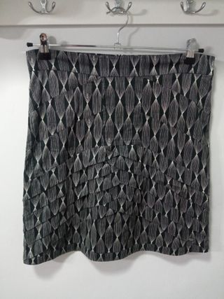 Mini Falda Skunkfunk - Negra y Blanca