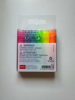 6 Mini Evidenziatori Legami