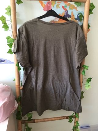 Camiseta Stay Free verde oliva