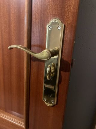 Puerta 72,5 madera maciza marrón