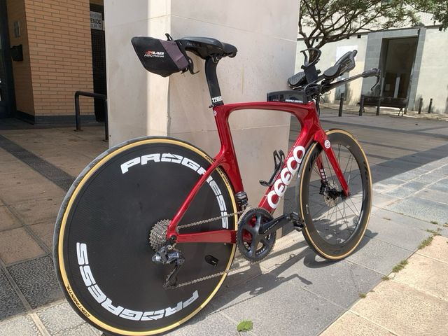 Bicicleta triatlón Ceepo Katana L-56 (sin ruedas)