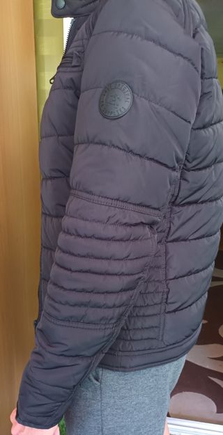 Cazadora C&A negra - Talla S hombre