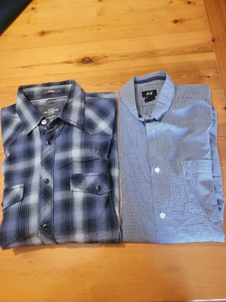 2 Camicie Uomo H&M e L.O.G.G. - M