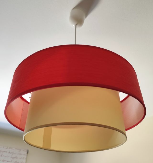 Lámpara techo 2 tonos