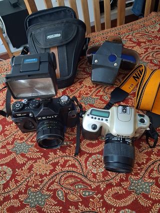 Cámaras Zenit y Nikon