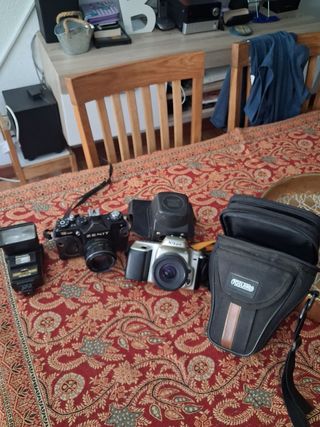 Cámaras Zenit y Nikon