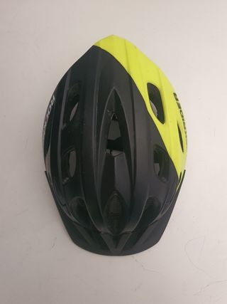 Casco bicicleta niño Rockrider negro-amarillo