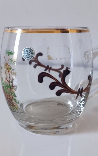 Jarra cristal vintage alemana - Liebre