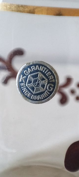 Jarra cristal vintage alemana - Liebre