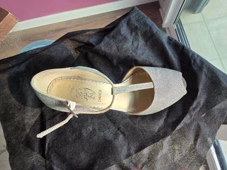 Zapatos baile Pomares Vázq. Plata 38